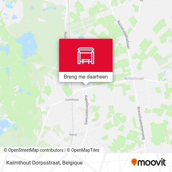 Kalmthout Dorpsstraat kaart