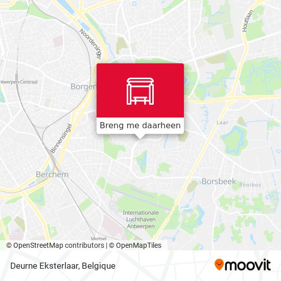 Deurne Eksterlaar kaart