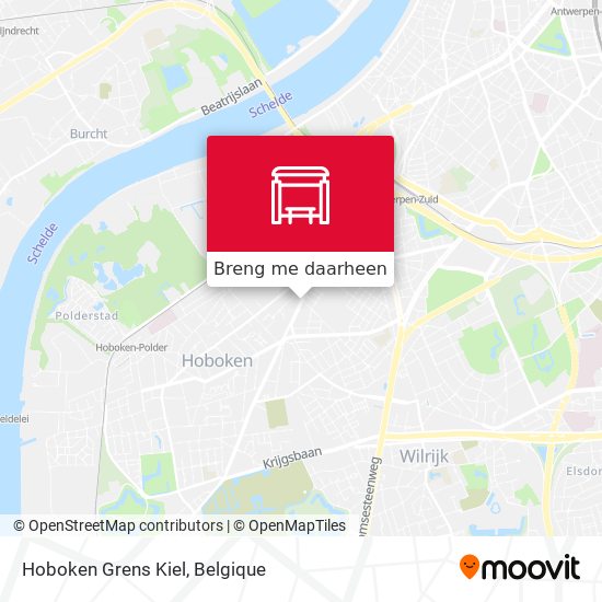 Hoboken Grens Kiel kaart