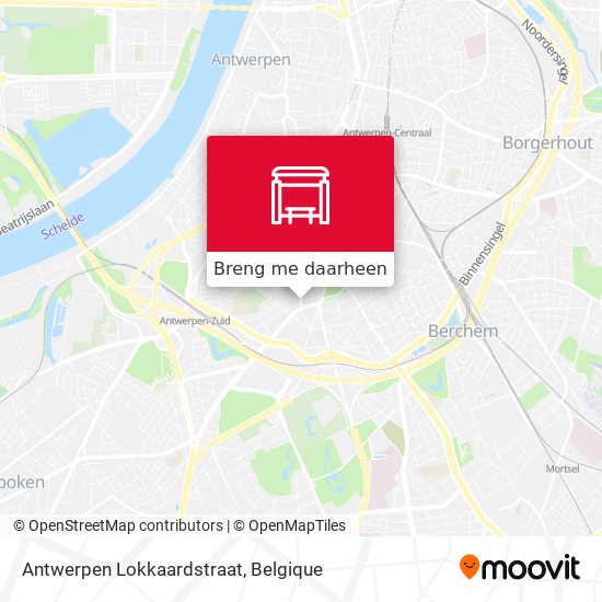 Antwerpen Lokkaardstraat kaart
