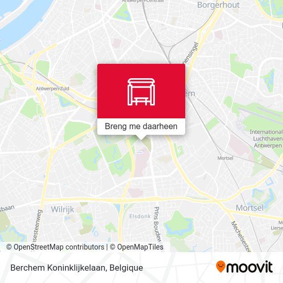 Berchem Koninklijkelaan kaart