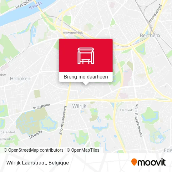 Wilrijk Laarstraat kaart