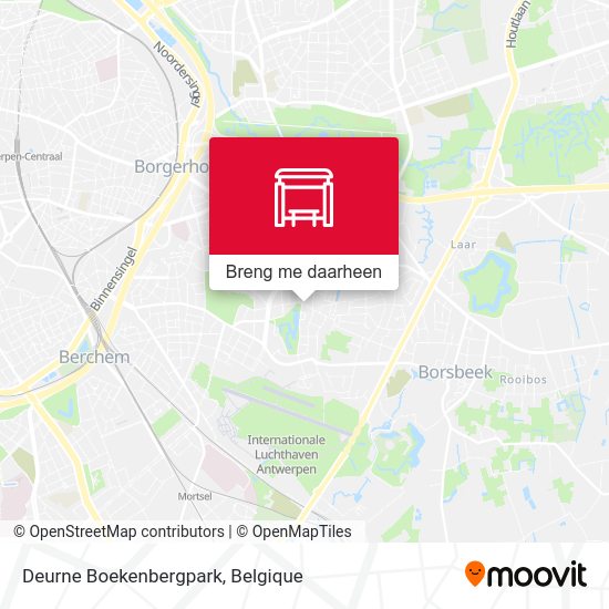 Deurne Boekenbergpark kaart