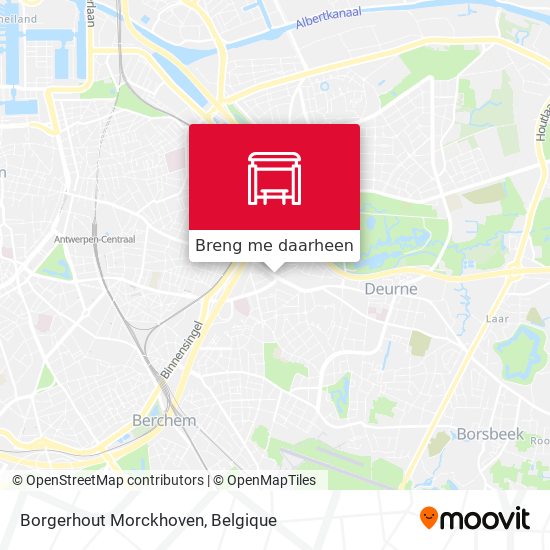 Borgerhout Morckhoven kaart