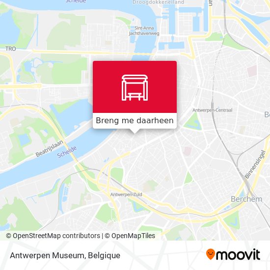 Antwerpen Museum kaart