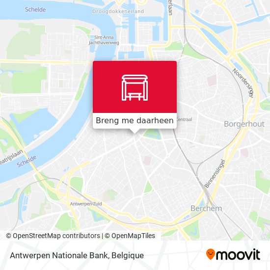 Antwerpen Nationale Bank kaart