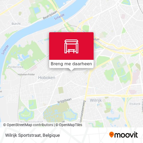 Wilrijk Sportstraat kaart