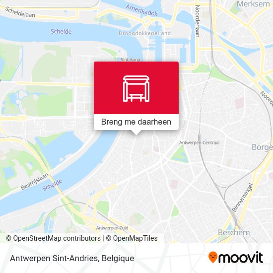 Antwerpen Sint-Andries kaart