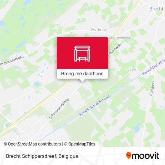 Brecht Schippersdreef kaart