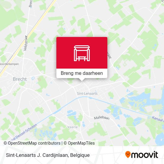 Sint-Lenaarts J. Cardijnlaan kaart