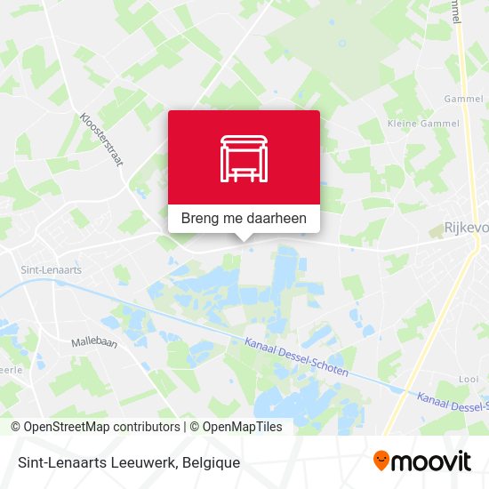 Sint-Lenaarts Leeuwerk kaart