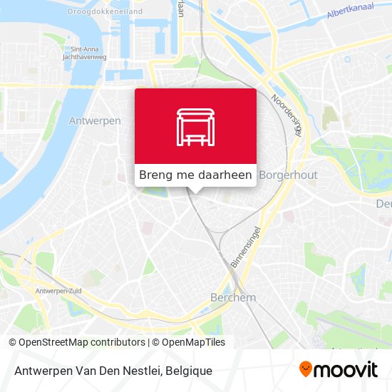 Antwerpen Van Den Nestlei kaart