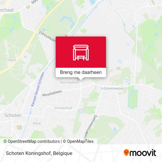 Schoten Koningshof kaart