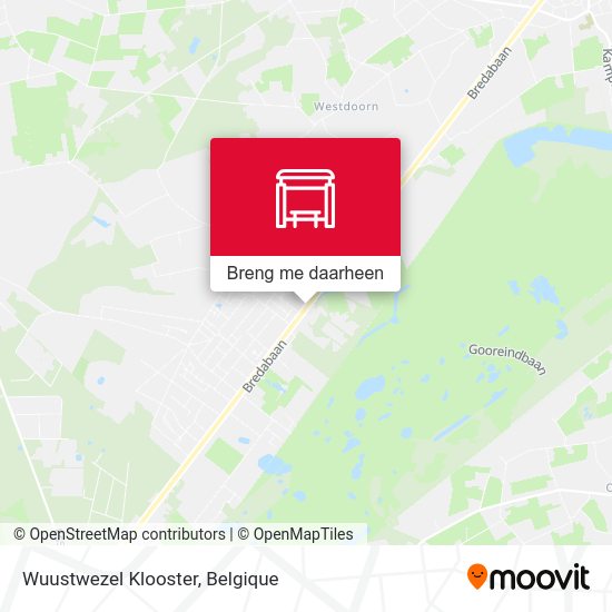 Wuustwezel Klooster kaart