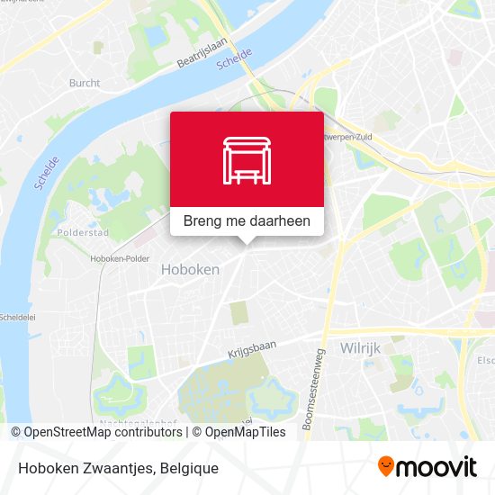 Hoboken Zwaantjes kaart