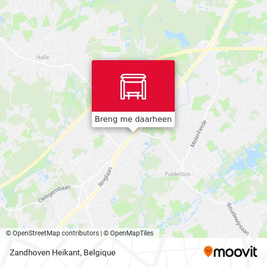 Zandhoven Heikant kaart