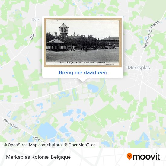 Merksplas Kolonie kaart