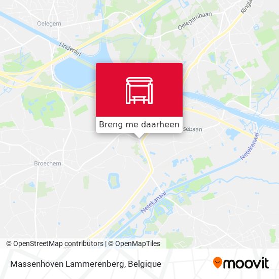 Massenhoven Lammerenberg kaart