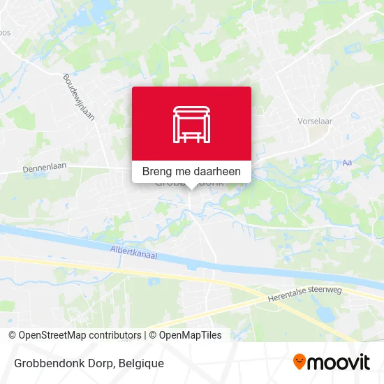 Grobbendonk Dorp kaart