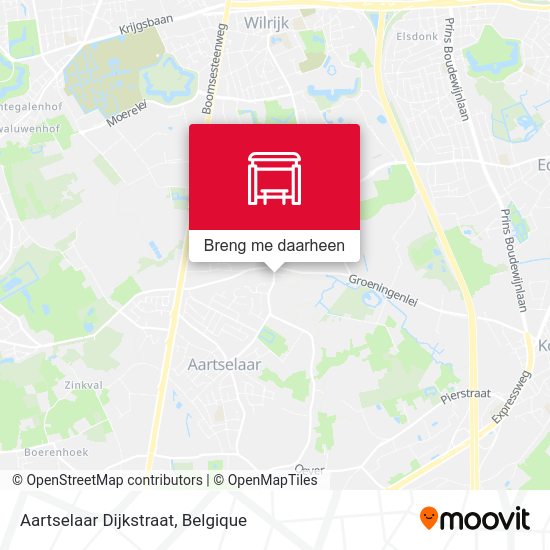 Aartselaar Dijkstraat kaart