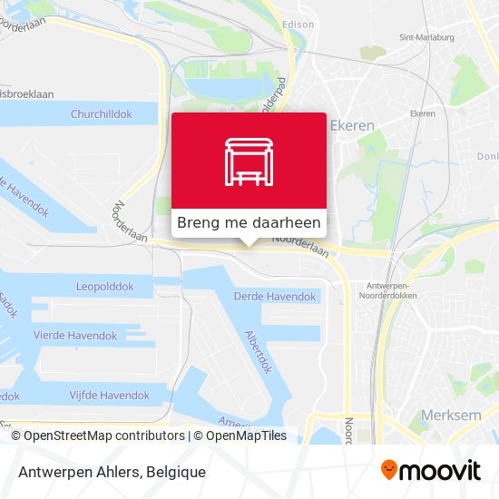 Antwerpen Ahlers kaart