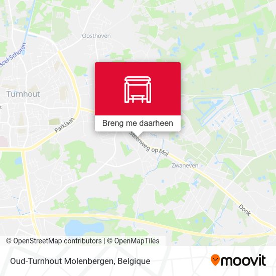 Oud-Turnhout Molenbergen kaart