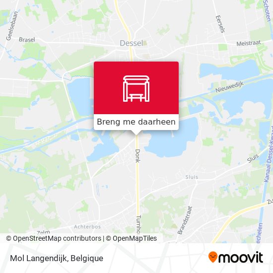 Mol Langendijk kaart