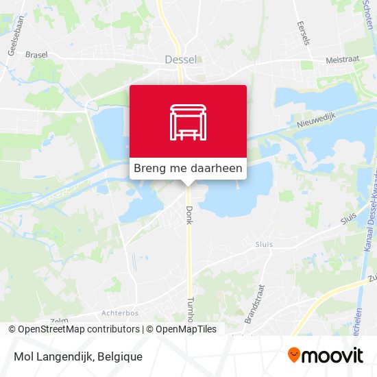 Mol Langendijk kaart