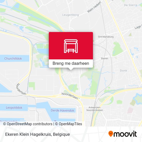 Ekeren Klein Hagelkruis kaart