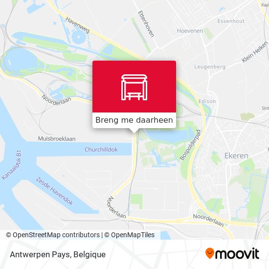 Antwerpen Pays kaart