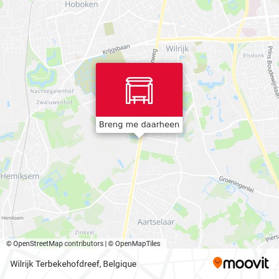 Wilrijk Terbekehofdreef kaart