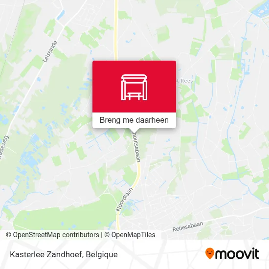 Kasterlee Zandhoef kaart