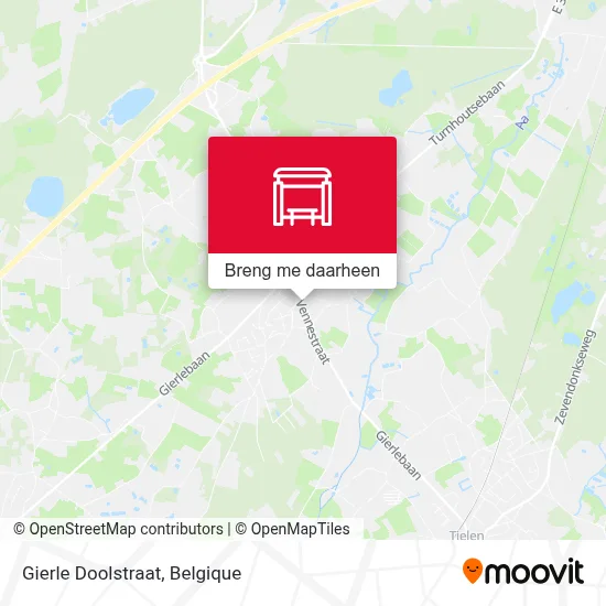 Gierle Doolstraat kaart