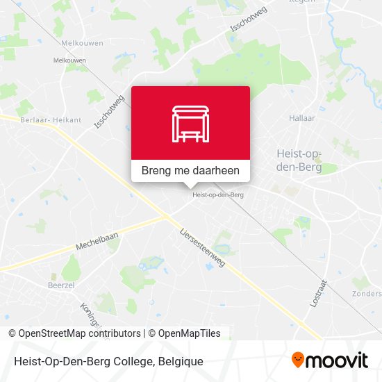 Heist-Op-Den-Berg College kaart
