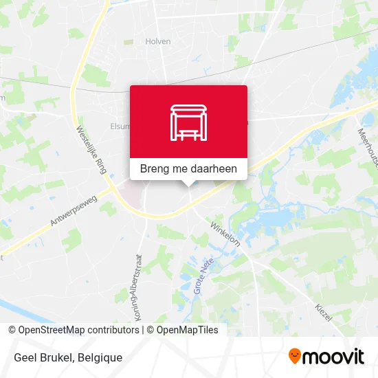 Geel Brukel kaart