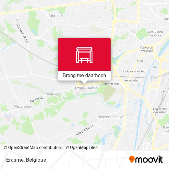Erasme kaart