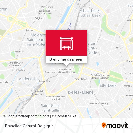 Bruxelles-Central kaart
