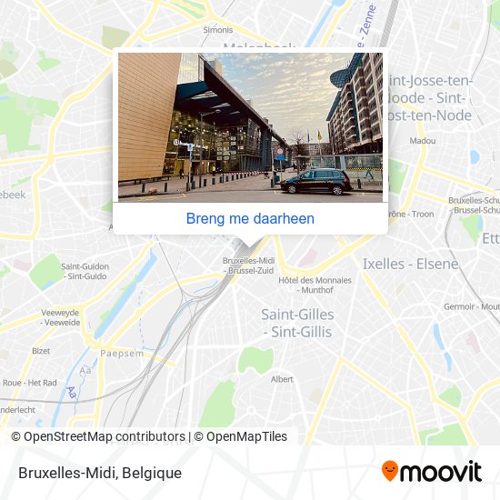 Bruxelles-Midi kaart