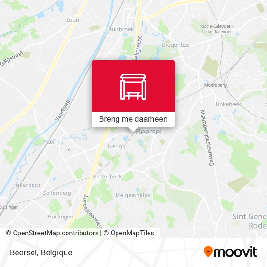 Beersel kaart