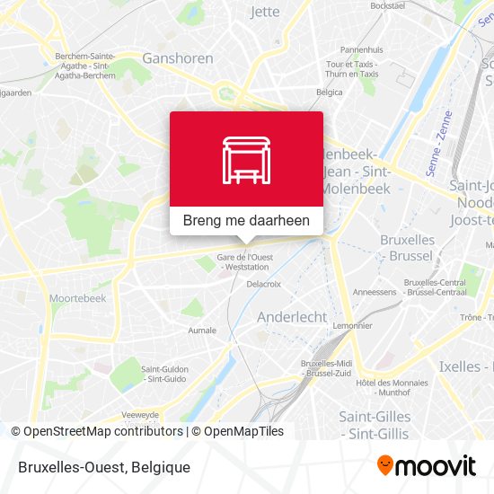 Bruxelles-Ouest kaart