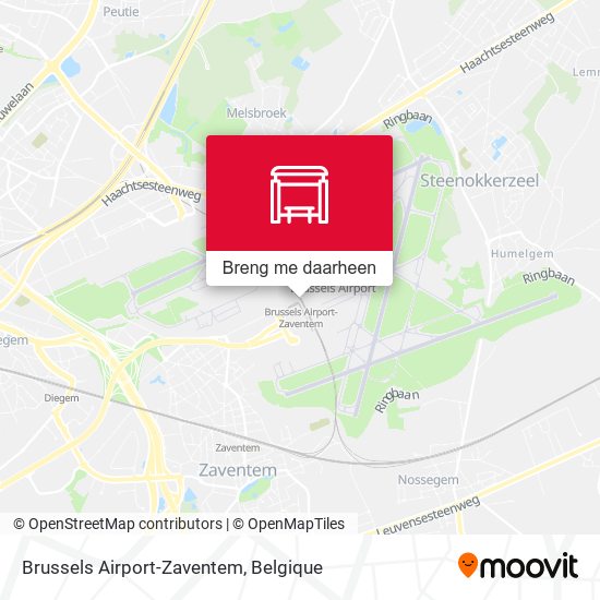 Brussels Airport-Zaventem kaart