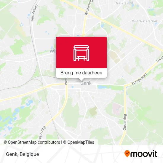 Genk kaart