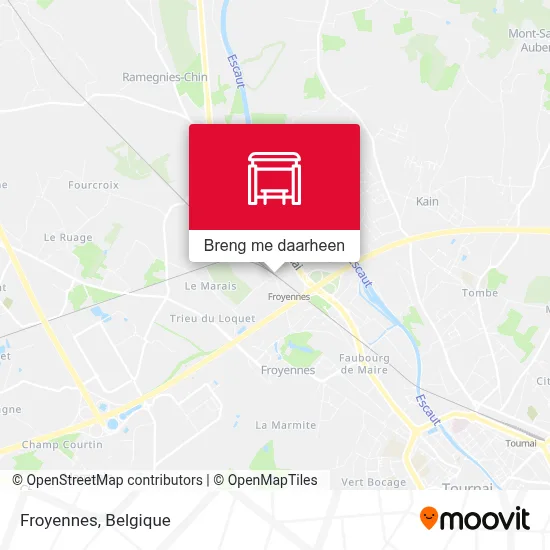 Froyennes kaart