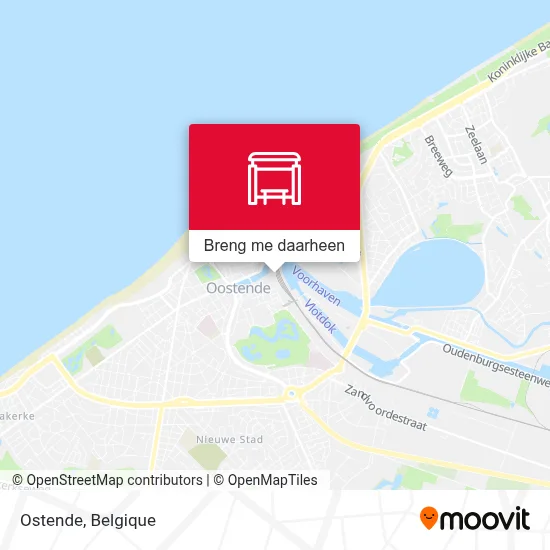 Ostende kaart