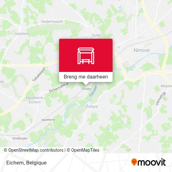Eichem kaart