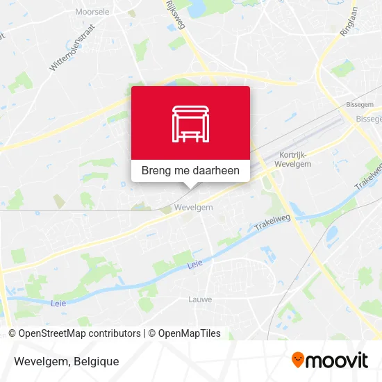 Wevelgem kaart