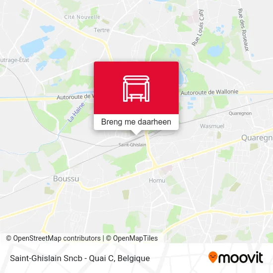 Saint-Ghislain Sncb - Quai C kaart