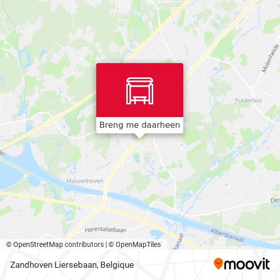 Zandhoven Liersebaan kaart