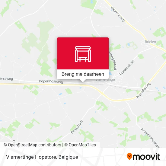 Vlamertinge Hopstore kaart