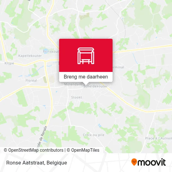 Ronse Aatstraat kaart